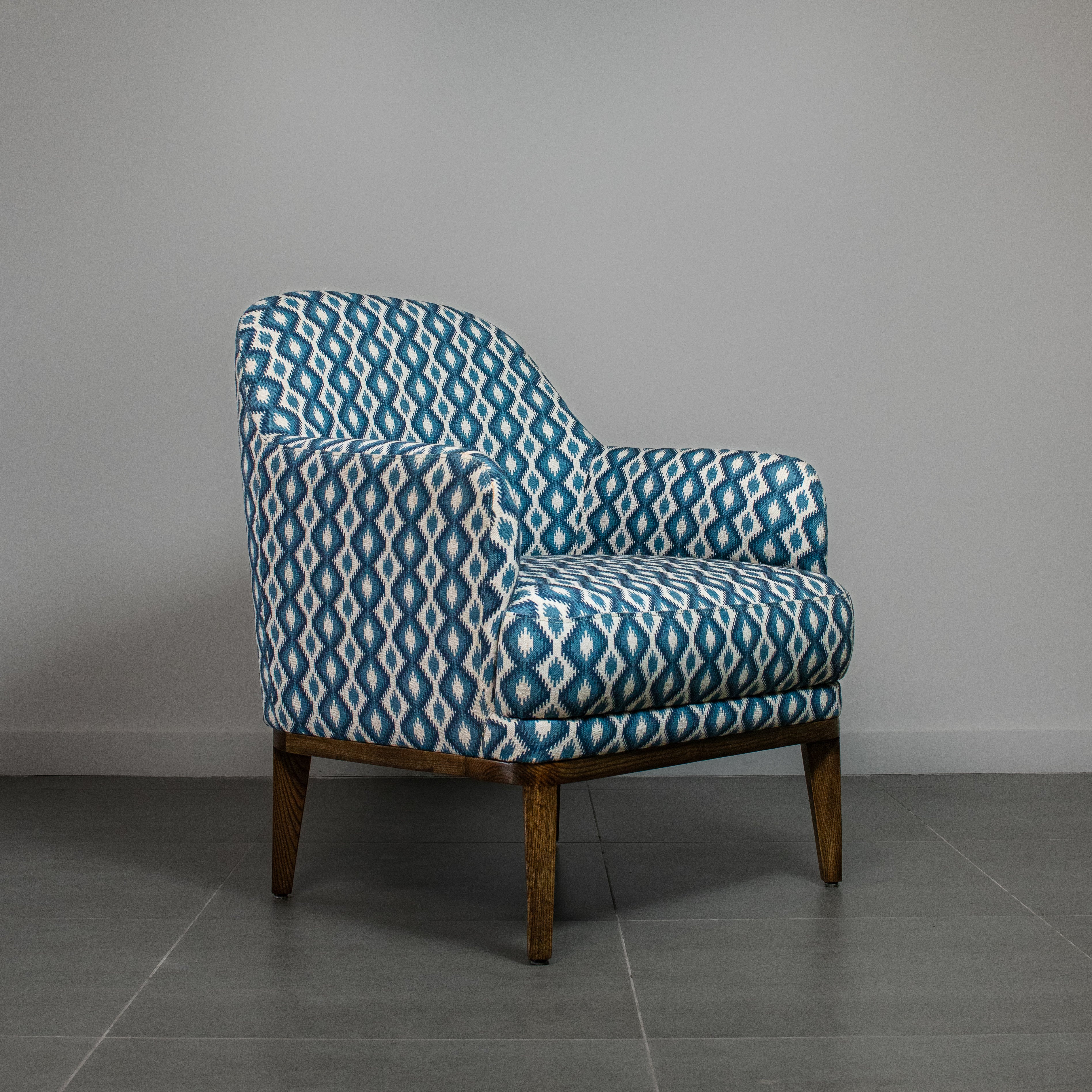 Cobalt Arm Chair